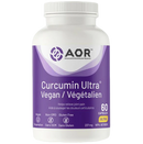 AOR Curcumin Ultra Vegan (60 Capsules) - A bottle of curcumin supplement with a sleek design, offering vegan-friendly, high-potency turmeric extract for joint health and inflammation support.