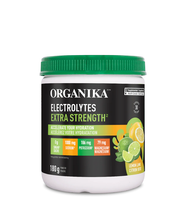 Organika Electrolyte Extra Strength - Lemon Lime (180 g)