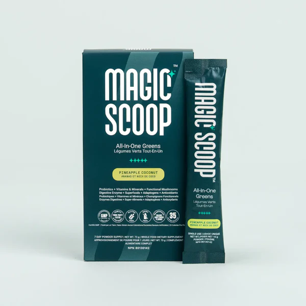 Magic Scoop All-in-One Nutritional Greens Powder - Pineapple Cocunut-7 Day Pack