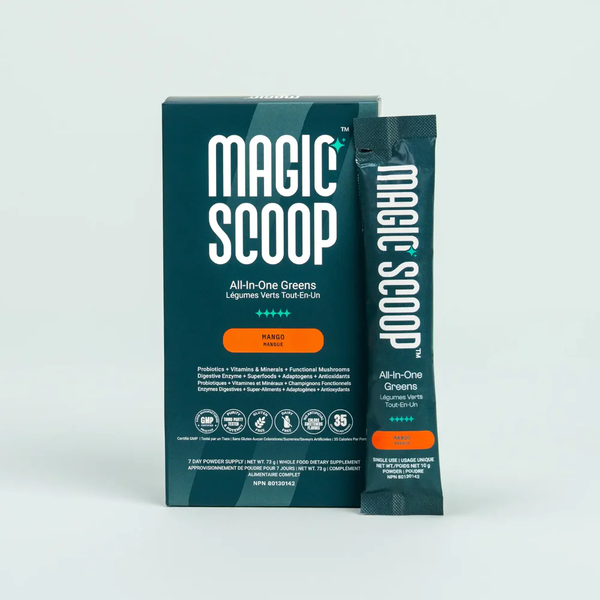 Magic Scoop All-in-One Nutritional Greens Powder - Mango-7 Day Pack