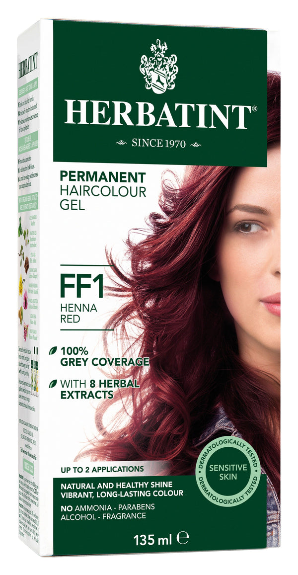 Herbatint Permanent Herbal Haircolor Gel - FF1 Henna Red (135 mL)