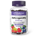 Bottle of Preferred Nutrition Ashwagandha gummies on a white background