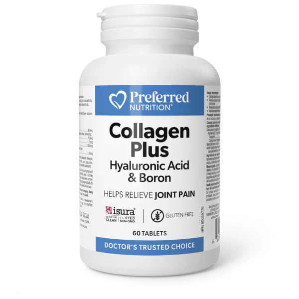 Preferred Nutrition Collagen Plus supplement bottle on a white background