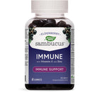 Bottle of Sambucus Immune Support Original Gummies with elderberry illustration and 60-count label, designed for daily immune health.