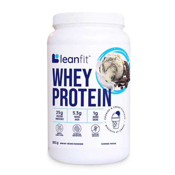 Leanfit Whey Protein - Cookies & Cream (851 g)