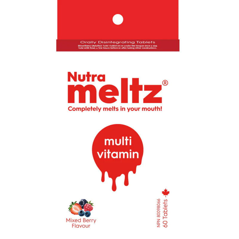 Nutrameltz Multivitamin - Mixed Berry (60 Tablets)