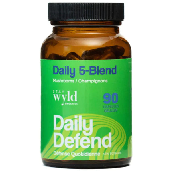 Stay Wyld Organics Daily 5-Blend Mushrooms (90 VCaps)