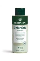 A bottle of Herbatint Color Safe Shampoo with Aloe Vera, 260 mL.