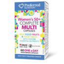 Preferred Nutrition Women's 50+ Complete Multi Capsules packaging on a white background