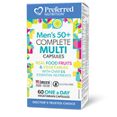 Preferred Nutrition Men's 50+ Complete Multi supplement package on a white background
