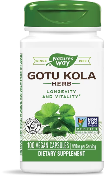 Nature's Way Gotu Kola Herb 475 mg (100 Capsules)