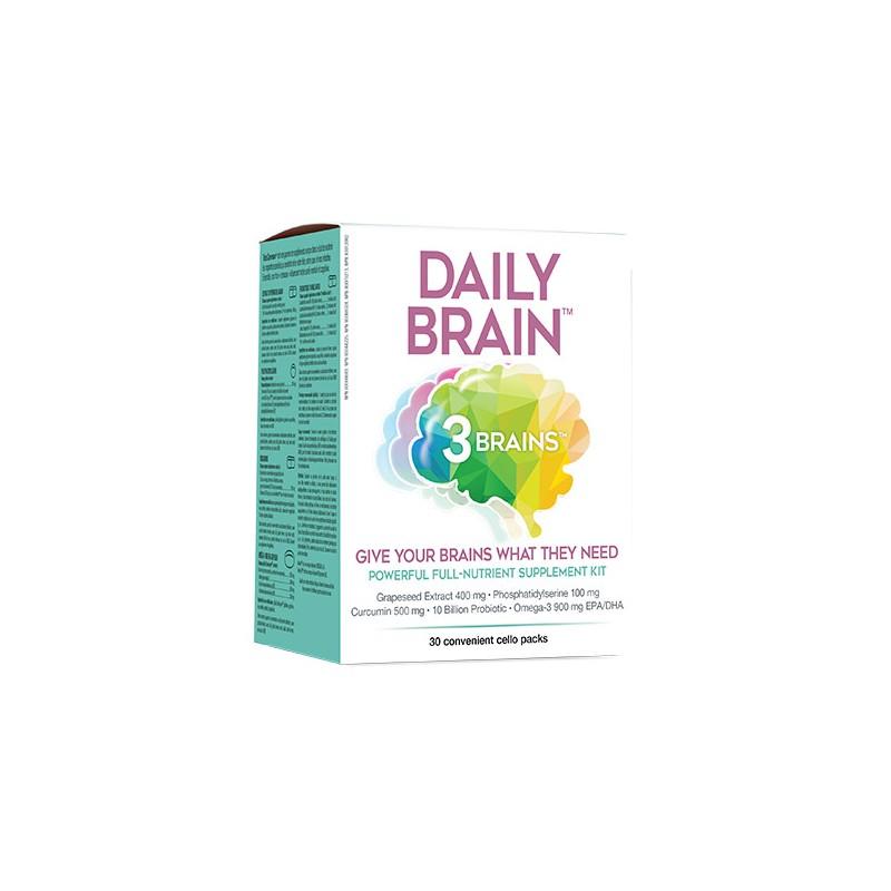 3 Brains Daily Brain 30 Packets Image 1
