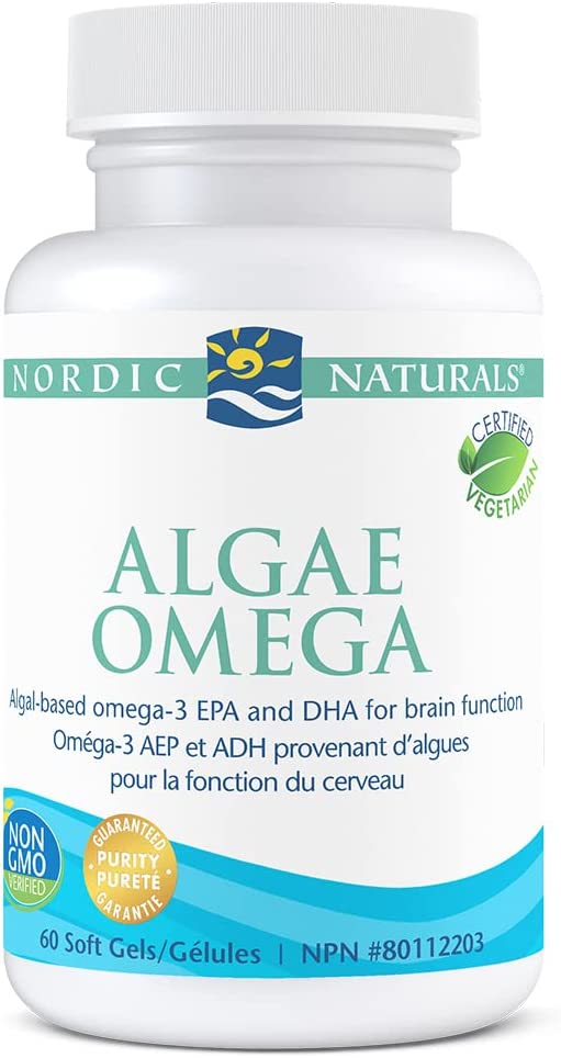 Nordic Naturals Algae Omega 625 mg (60 Softgels)