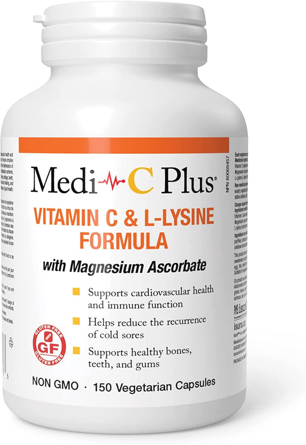 Medi-C Plus Vitamin C & L-Lysine Formula (VCaps)