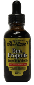 Bee Happy Bee Propolis Tincture 50 mL - Natural immune support with concentrated propolis extract in a convenient dropper bottle.