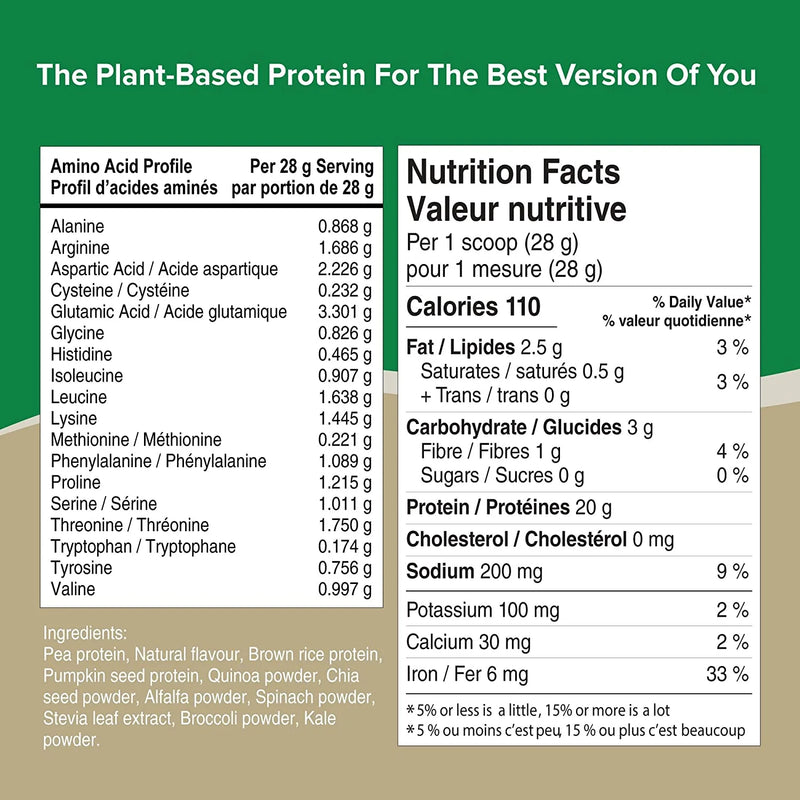 Active Greens Vegan Protein + Greens - Vanilla (520 g)