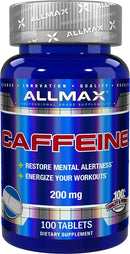 ALLMAX Caffeine 200 mg 100 Tablets Image 1