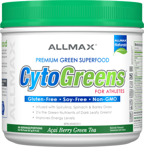 ALLMAX CytoGreens - Acai Berry Green Tea 535 g Image 1