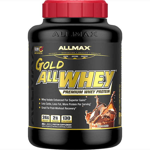 ALLMAX Gold AllWhey - Chocolate 5 lbs Image 1