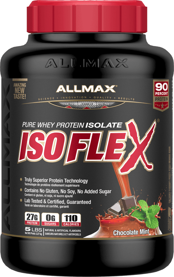 ALLMAX IsoFlex Pure Whey Protein Isolate - Chocolate Mint 5 lbs Image 1