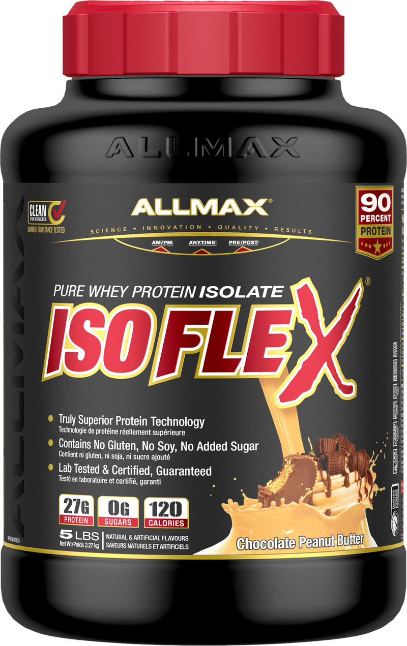 ALLMAX IsoFlex Pure Whey Protein Isolate - Chocolate Peanut Butter Powder Image 1