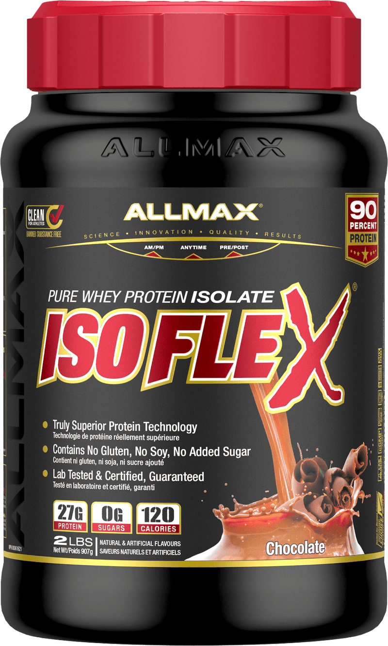 ALLMAX IsoFlex Pure Whey Protein Isolate - Chocolate Powder Image 2