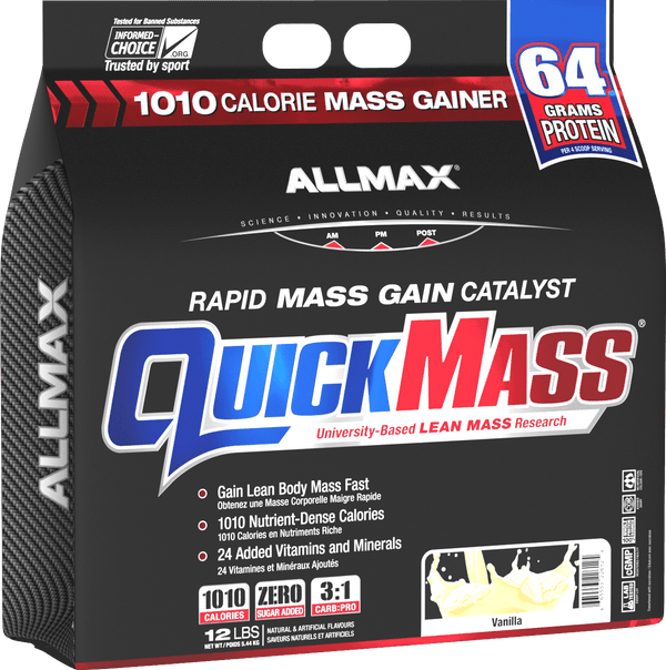 ALLMAX QuickMass - Vanilla 12 lbs Image 1