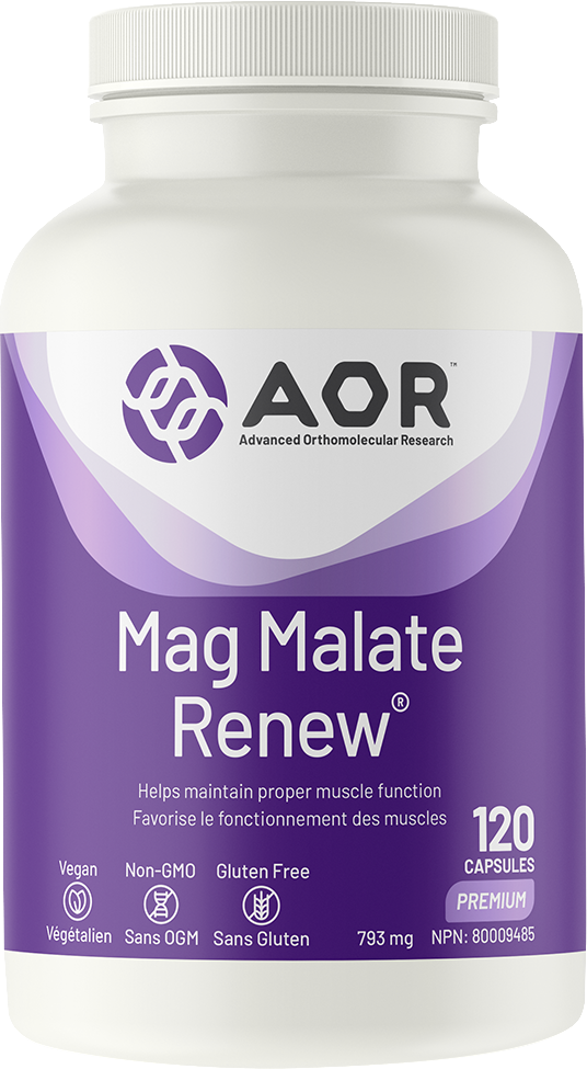 AOR Mag Malate Renew 793 mg (120 VCaps)