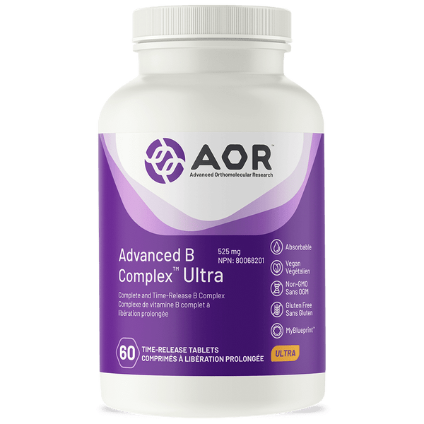 AOR Advanced B Complex Ultra 525 mg 60 Tablets Image 1