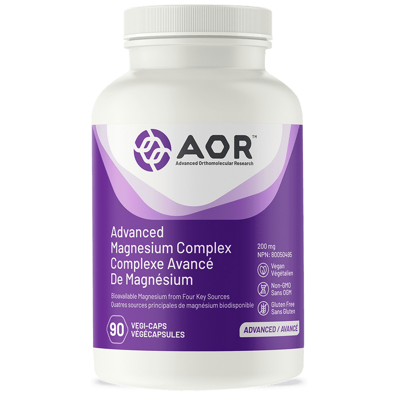 AOR Advanced Magnesium Complex 200 mg 90 VCaps Image 1