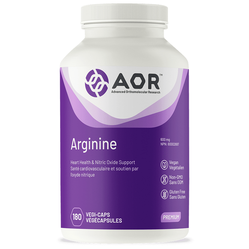 AOR Arginine 600 mg 180 VCaps Image 1