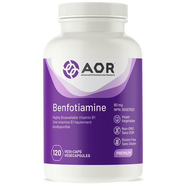 AOR Benfotiamine 80 mg 120 VCaps Image 1