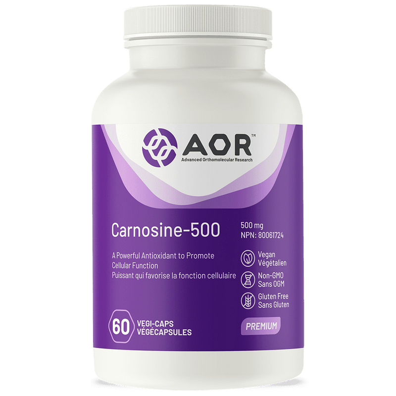 AOR Carnosine-500 500 mg 60 VCaps Image 1