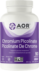 AOR Chromium Picolinate 600 mcg 90 VCaps Image 1