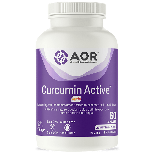 AOR Curcumin Active 133.3 mg 60 Capsules Image 1