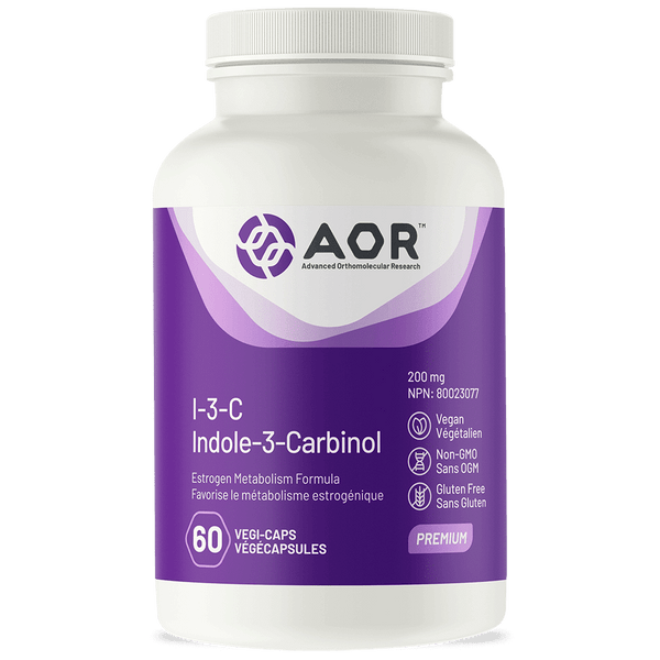 AOR I-3-C Indole-3-Carbinol 200 mg 60 VCaps Image 1