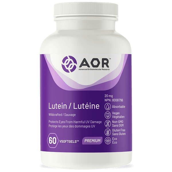 AOR Lutein 20 mg 60 Softgels Image 1