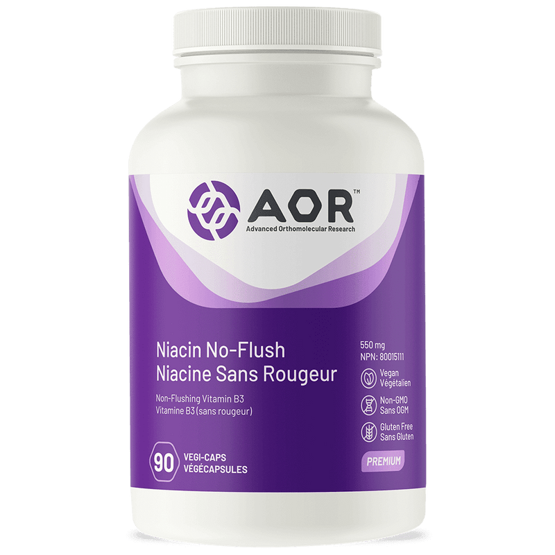 AOR Niacin No-Flush 550 mg 90 VCaps Image 1