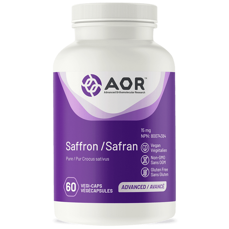 AOR Saffron 15 mg 60 VCaps Image 1