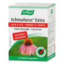 Box of A.Vogel Echinaforce Extra Cold & Flu Extra Strength tablets with a picture of an echinacea flower on the front.
