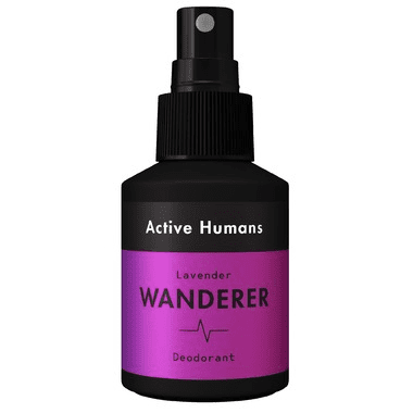 Active Humans Wanderer Deodorant Spray - Lavender 60 mL Image 1