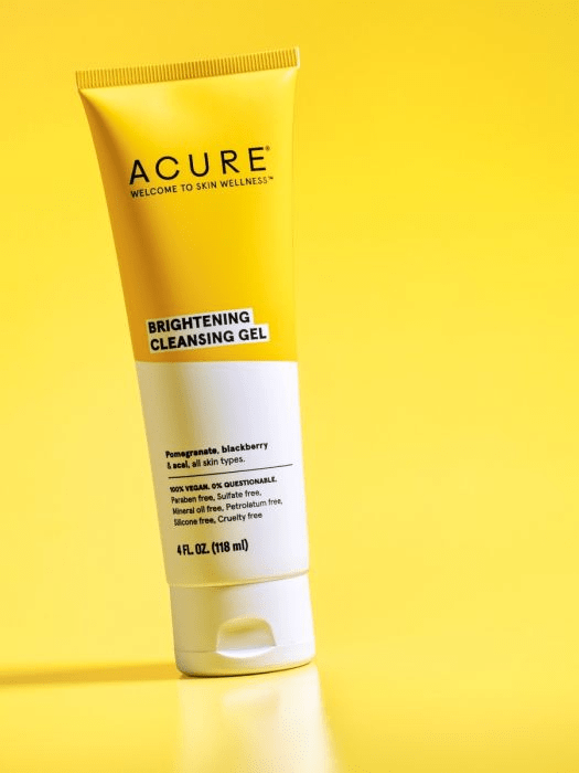 Acure Brightening Cleansing Gel - Pomegranate, Blackberry & Acai 118 mL Image 3