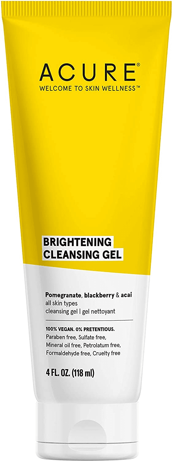Acure Brightening Cleansing Gel - Pomegranate, Blackberry & Acai 118 mL Image 1