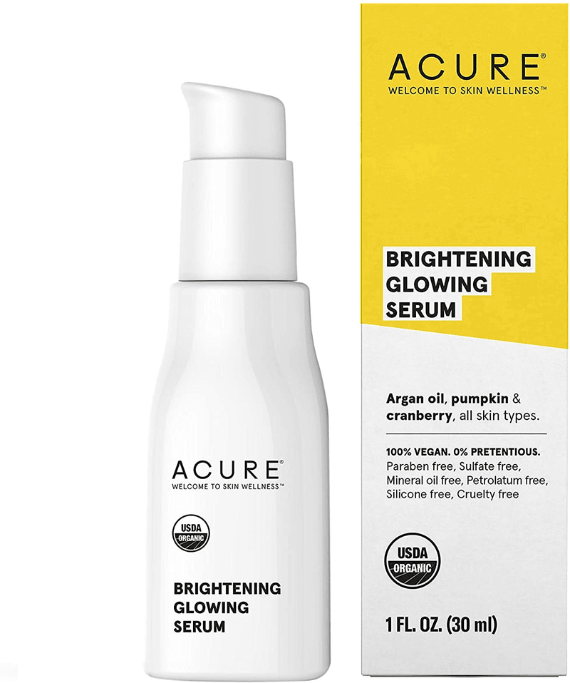 Acure Brightening Glowing Serum - Argan Oil, Pumpkin & Cranberry 30 mL Image 1