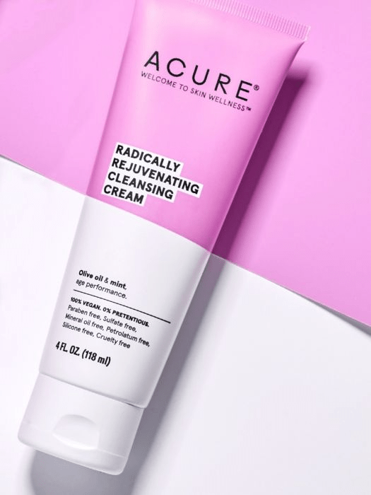 Acure Radically Rejuvenating Cleansing Cream - Olive Oil & Mint 118 mL Image 3