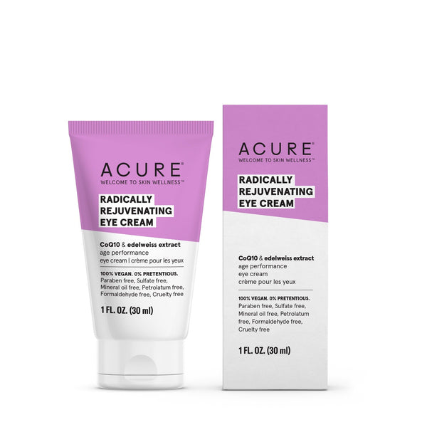 Acure Radically Rejuvenating Eye Cream - CoQ10 & Edelweiss Extract 30 mL Image 1