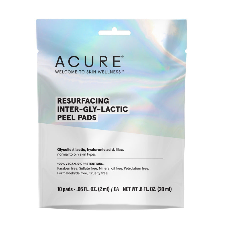Acure Resurfacing Inter-Gly-Lactic Peel 10 Pads Image 1