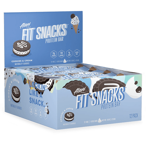 Alani Nu Fit Snacks Protein Bar - Cookies & Cream Image 1