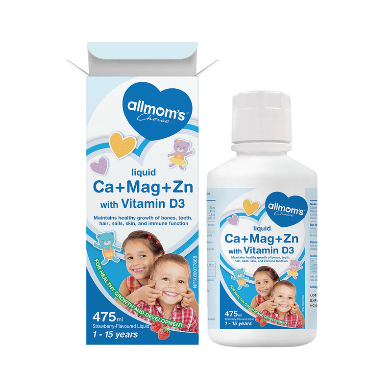 Allmom's Choice Liquid Ca+Mg+Zn with Vitamin D3 475 mL Image 1