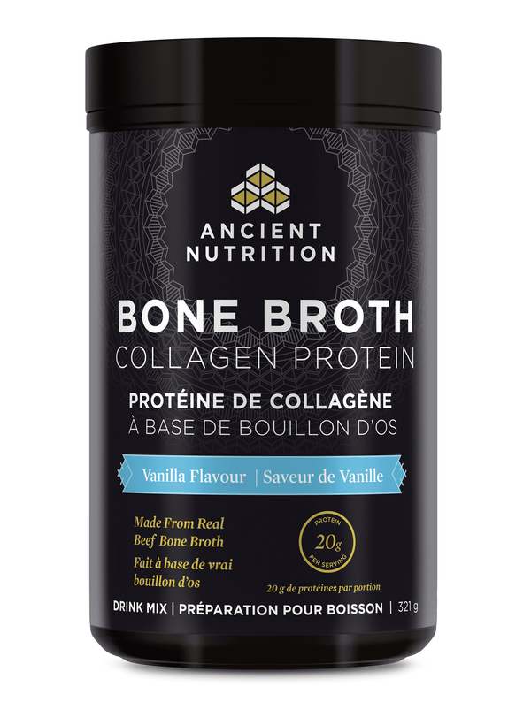 Ancient Nutrition Bone Broth Collagen Drink Mix - Vanilla 321 g Image 1